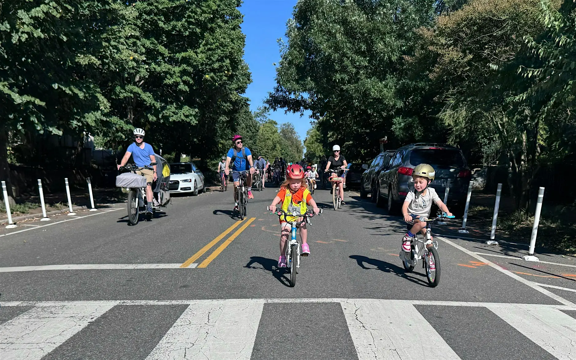 image from June 20th Kidical Mass - Littles Ride